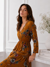 Women Yellow Fit and Flare Dress