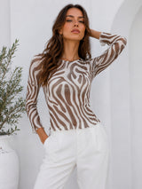 Animal Print Top