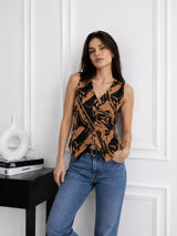 Women's Printed Sleeveless Top