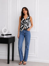 Women's Printed Sleeveless Top