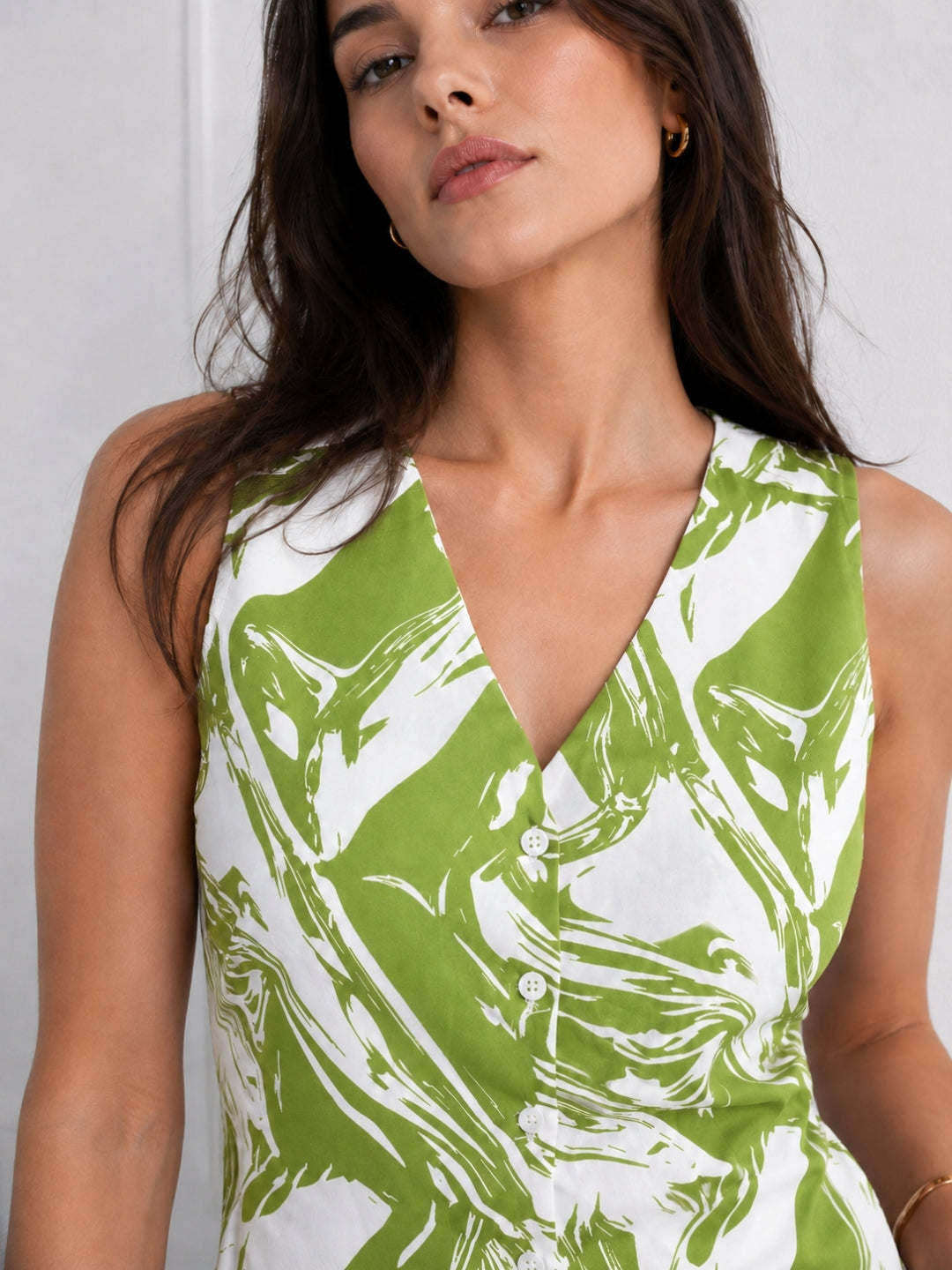 Women's Printed Sleeveless Top