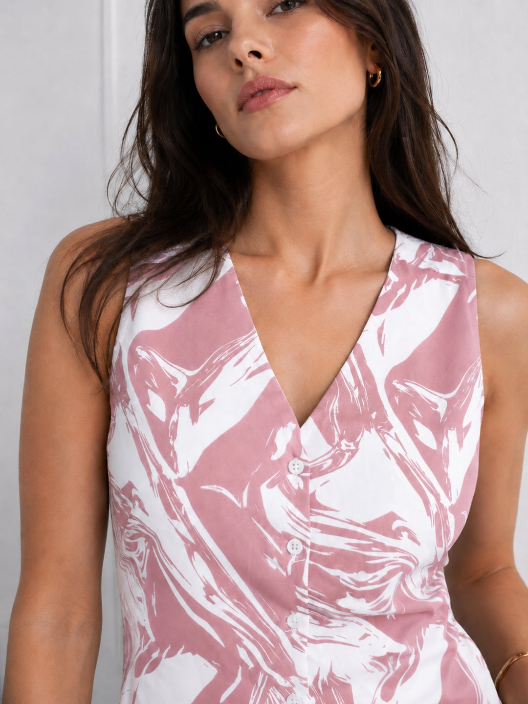 Women's Printed Sleeveless Top