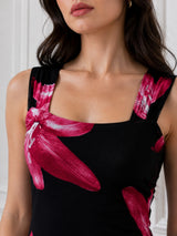 Women Pink Printed Dress