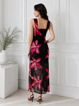 Women Pink Printed Dress