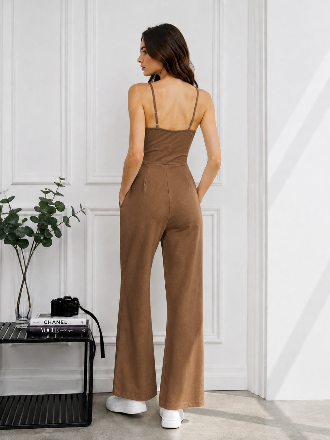 Clobug Women Shoulder Strap Jumpsuit