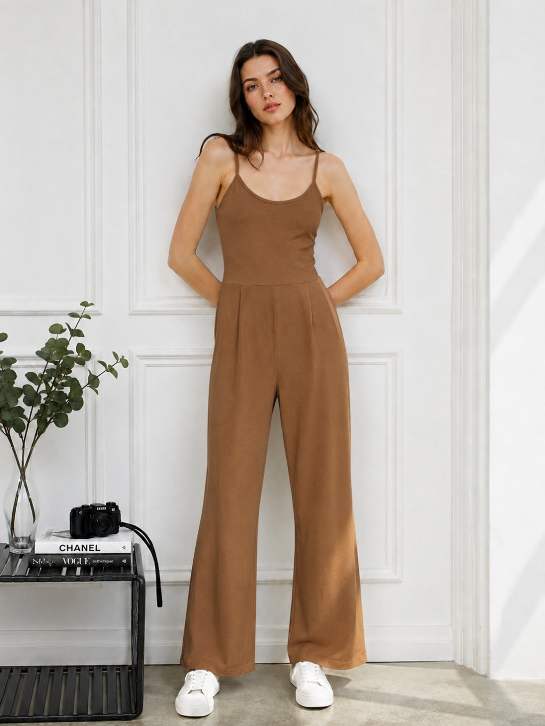 Clobug Women Shoulder Strap Jumpsuit