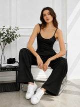 Clobug Women Shoulder Strap Jumpsuit