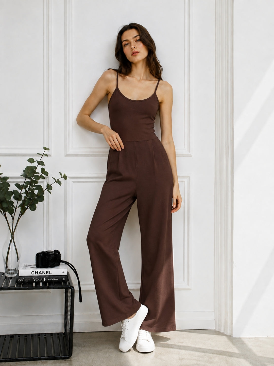 Clobug Women Shoulder Strap Jumpsuit