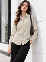 Clobug Women Full Sleeve Formal Shirt