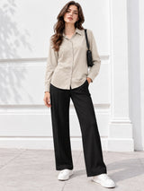 Clobug Women Full Sleeve Formal Shirt