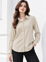 Clobug Women Full Sleeve Formal Shirt