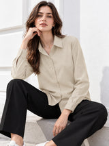 Clobug Women Full Sleeve Formal Shirt