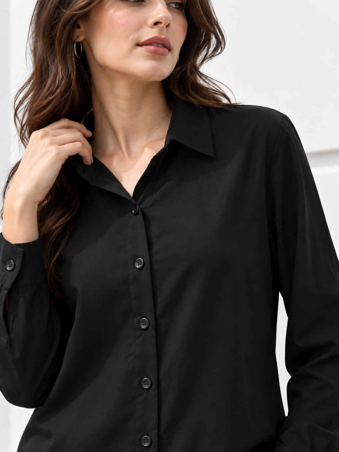 Clobug Women Full Sleeve Formal Shirt
