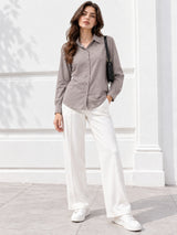 Clobug Women Full Sleeve Formal Shirt