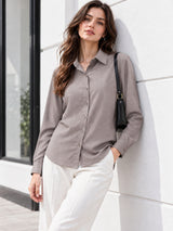 Clobug Women Full Sleeve Formal Shirt