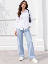 Clobug Women Full Sleeve Formal Shirt