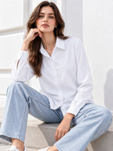 Clobug Women Full Sleeve Formal Shirt