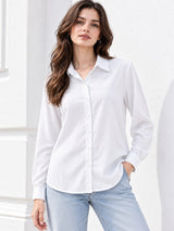Clobug Women Full Sleeve Formal Shirt