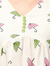 Clobug Women Floral Printed Top