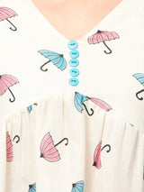 Clobug Women Floral Printed Top