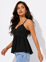 Clobug Women Sleeveless Sweetheart Neck Regular Top