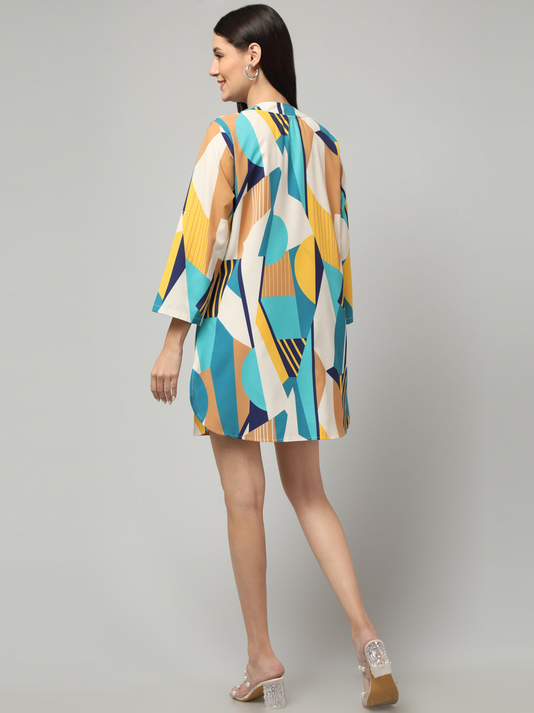 Clobug Women Stylish Printed A-line Dress– Trendy Summer Dress