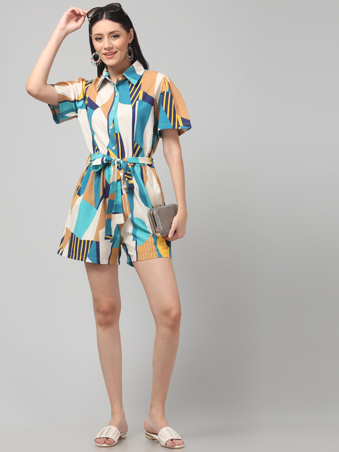 Clobug Women Stylish Printed Dress– Trendy Summer Dress