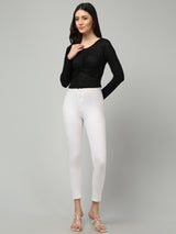 Clobug Stylish Printed Sheer Top for Women – Trendy Summer Top