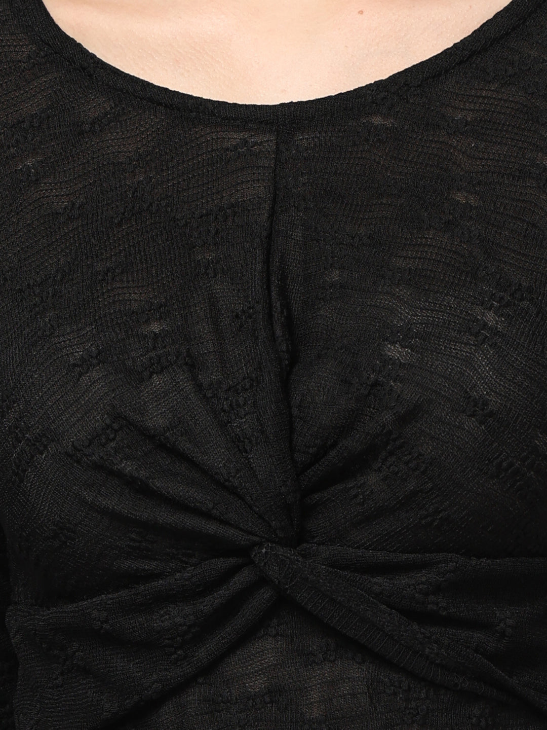 Clobug Stylish Printed Sheer Top for Women – Trendy Summer Top