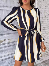 Clobug Women Crepe Printed Short Dress