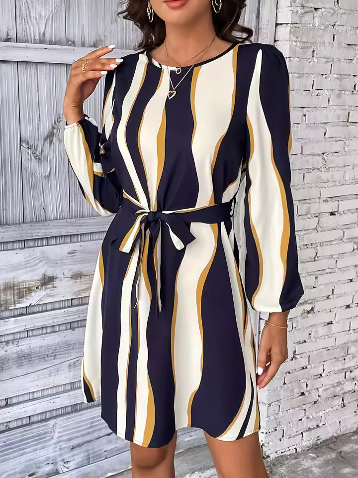 Clobug Women Crepe Printed Short Dress