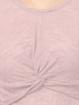 Clobug Stylish Sheer Full Sleeve Cotton Blend Top for Women – Trendy Korean Summer Top