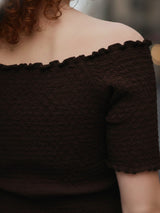 Clobug Stylish Short Sleeve Cotton Blend Top for Women – Trendy Korean Summer Top