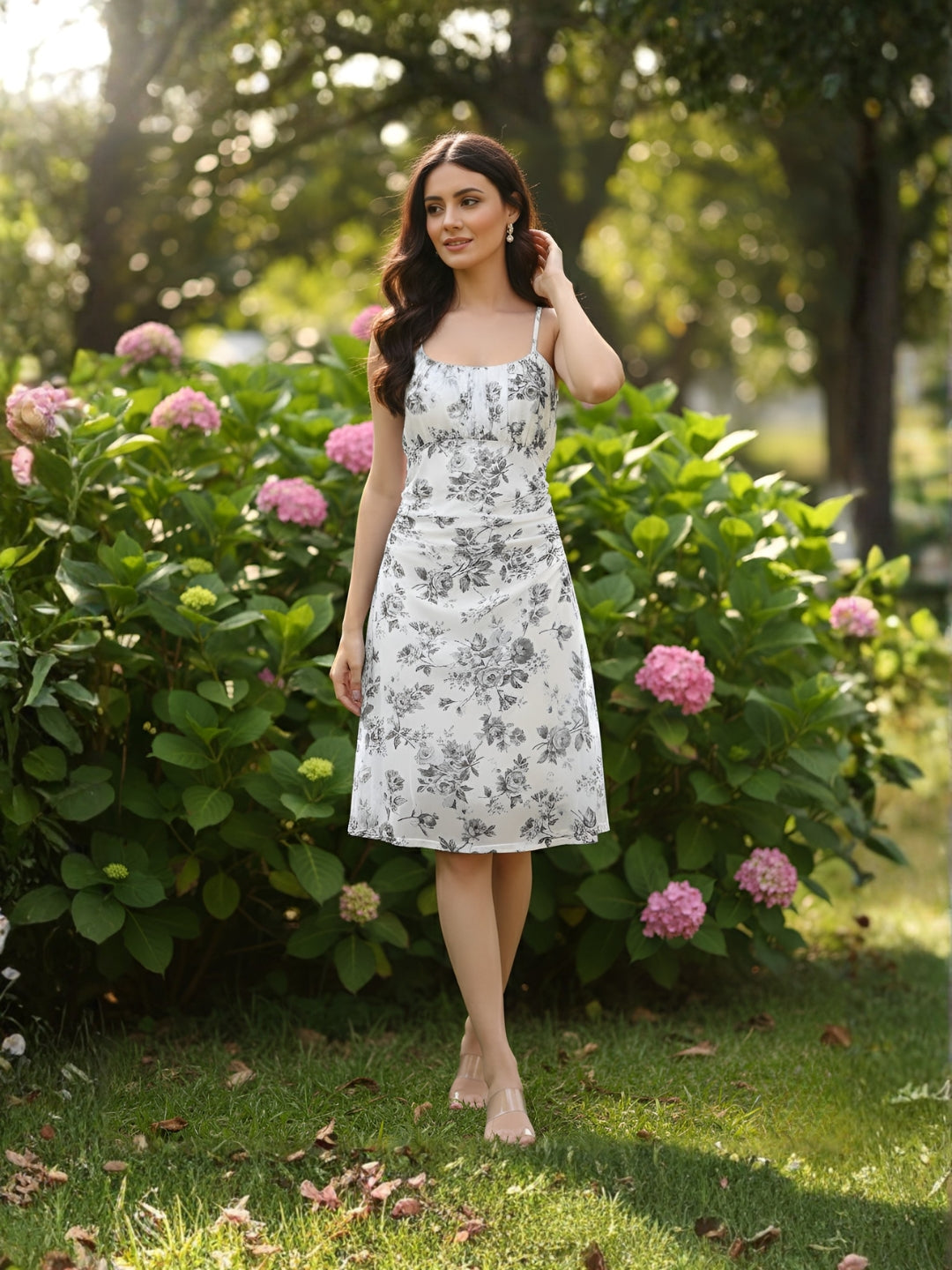 Clobug Women Floral Printed Dress