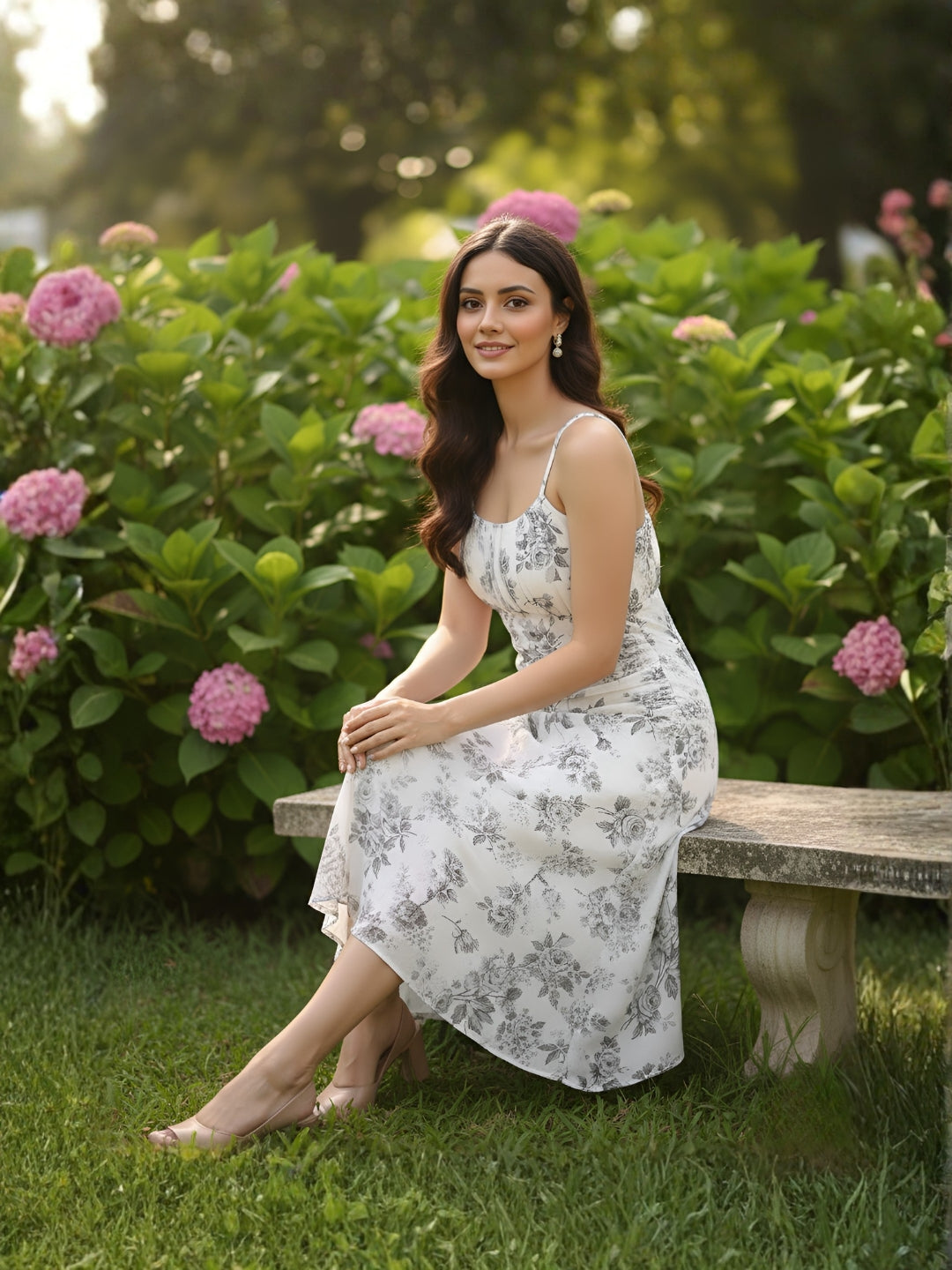 Clobug Women Floral Printed Dress