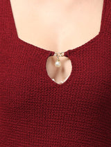 Clobug Women Stylish Solid A-line Maxi Dress– Trendy Summer Dress