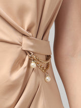 Clobug Women Stylish Solid Fit and Flare Dress– Trendy Summer Dress