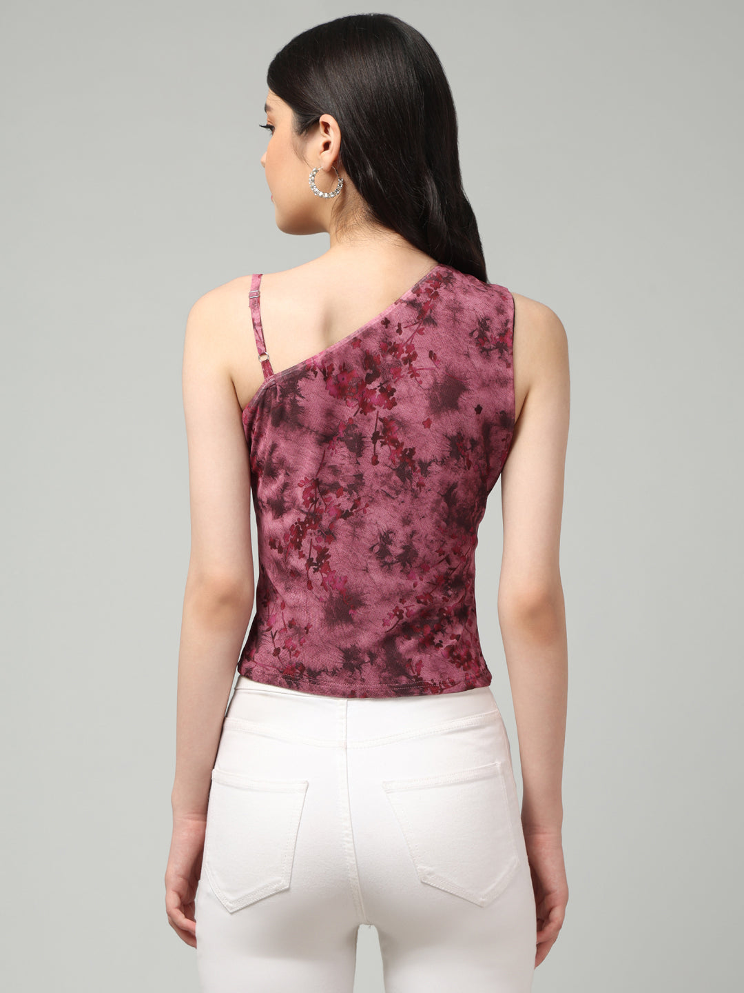 Clobug Stylish Printed Crop Top for Women – Trendy Summer Top