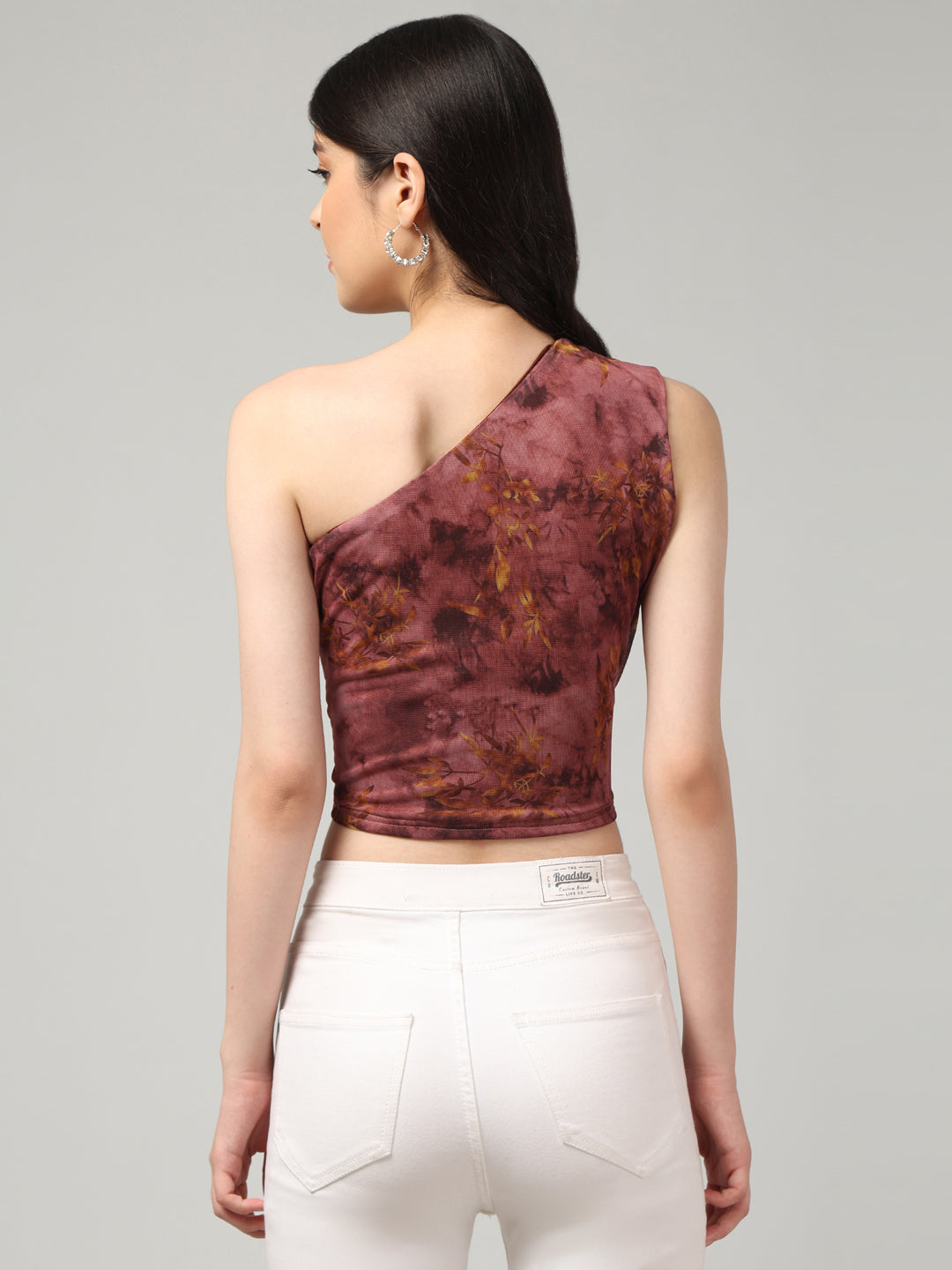 Clobug Stylish Printed Crop Top for Women – Trendy Summer Top