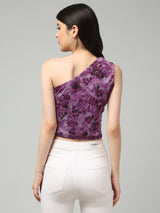 Clobug Stylish Printed Crop Top for Women – Trendy Summer Top