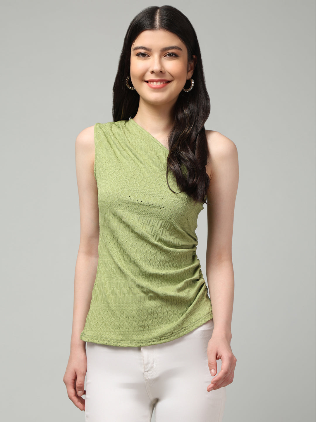 Clobug Stylish Solid Top for Women – Trendy Summer Top