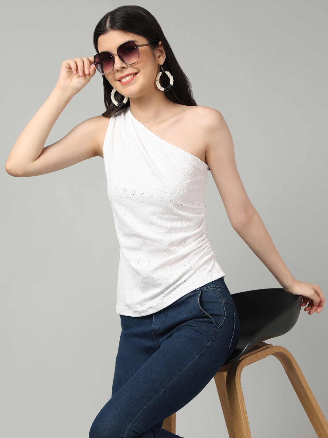 Clobug Stylish Solid Top for Women – Trendy Summer Top