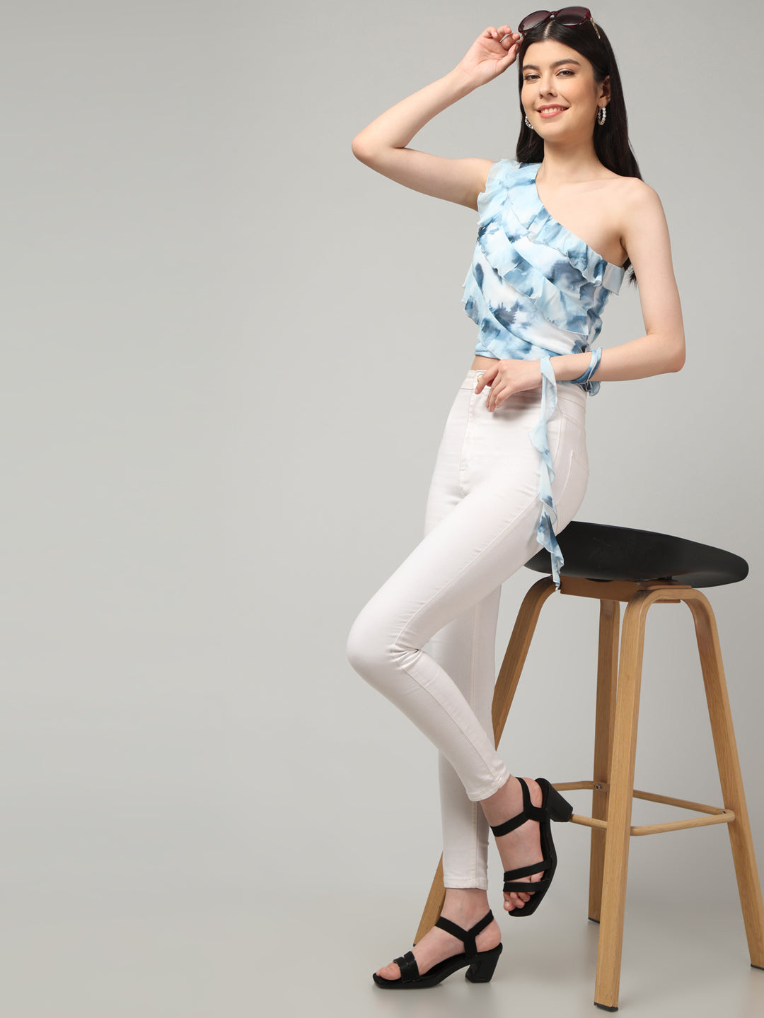 Clobug Stylish Printed Top for Women – Trendy Summer Top