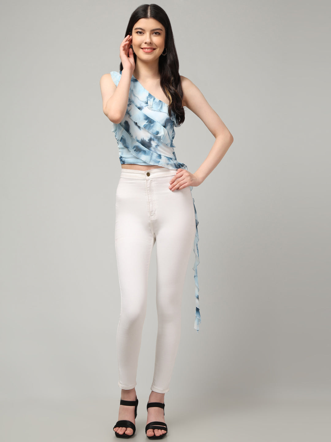 Clobug Stylish Printed Top for Women – Trendy Summer Top