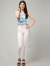 Clobug Stylish Printed Top for Women – Trendy Summer Top