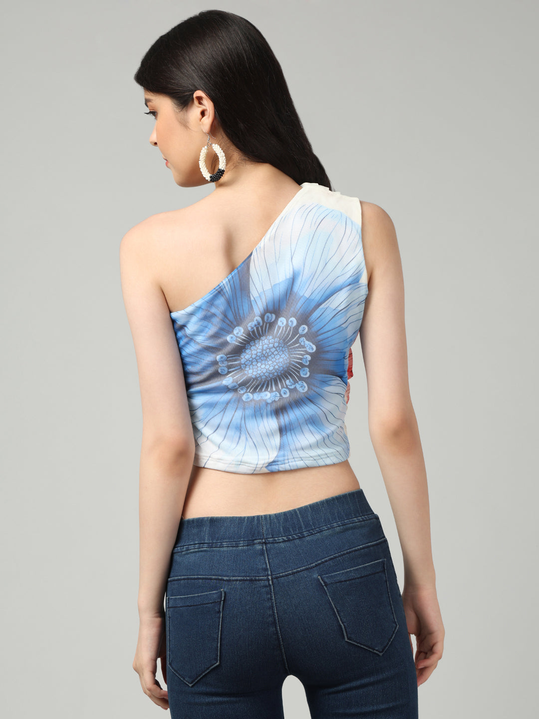 Clobug Stylish Printed Crop Top for Women – Trendy Summer Top