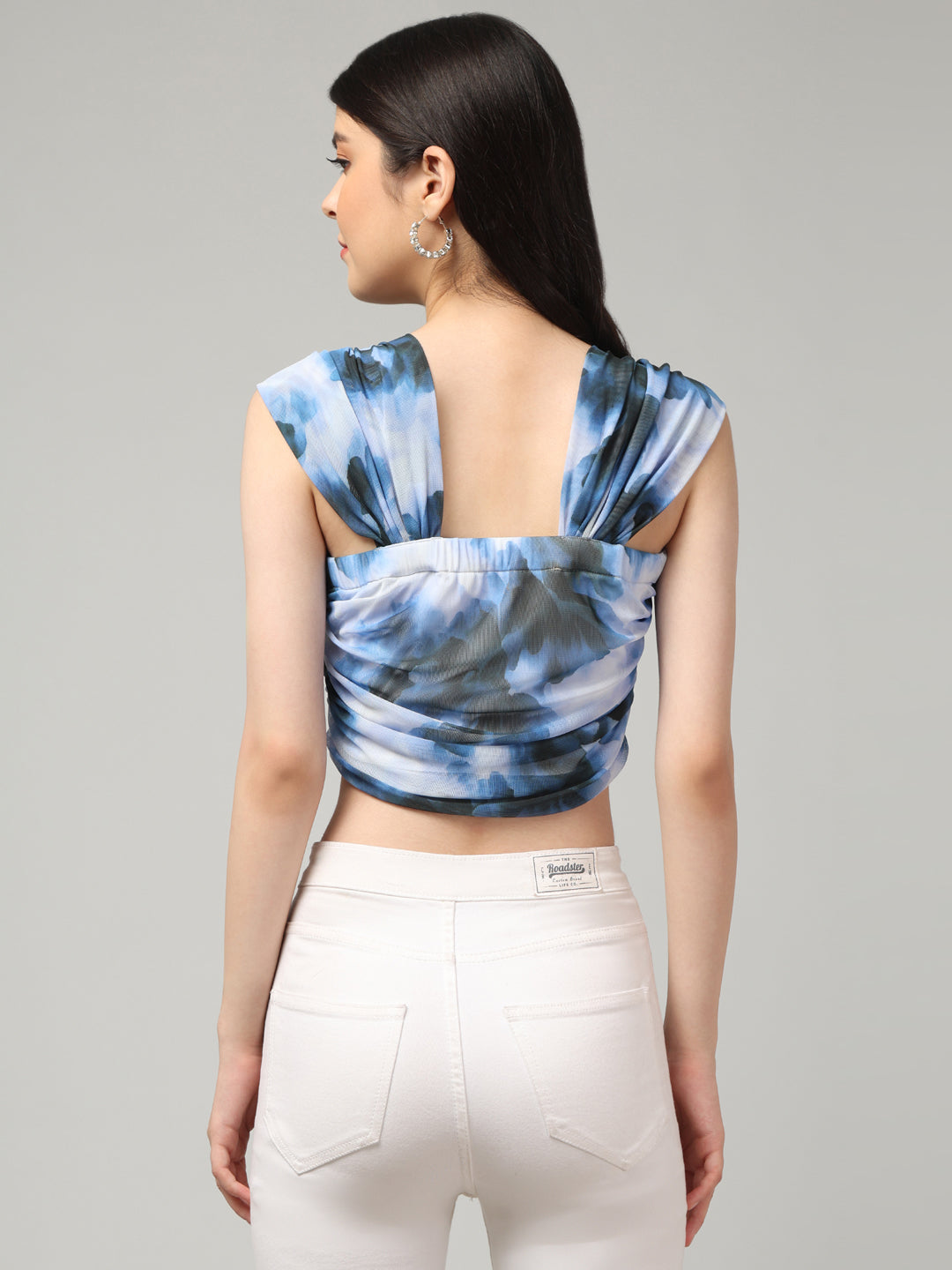 Clobug Stylish Printed Crop Top for Women – Trendy Summer Top