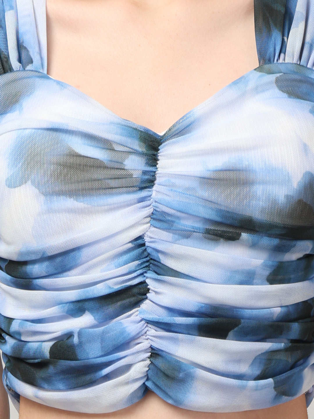 Clobug Stylish Printed Crop Top for Women – Trendy Summer Top