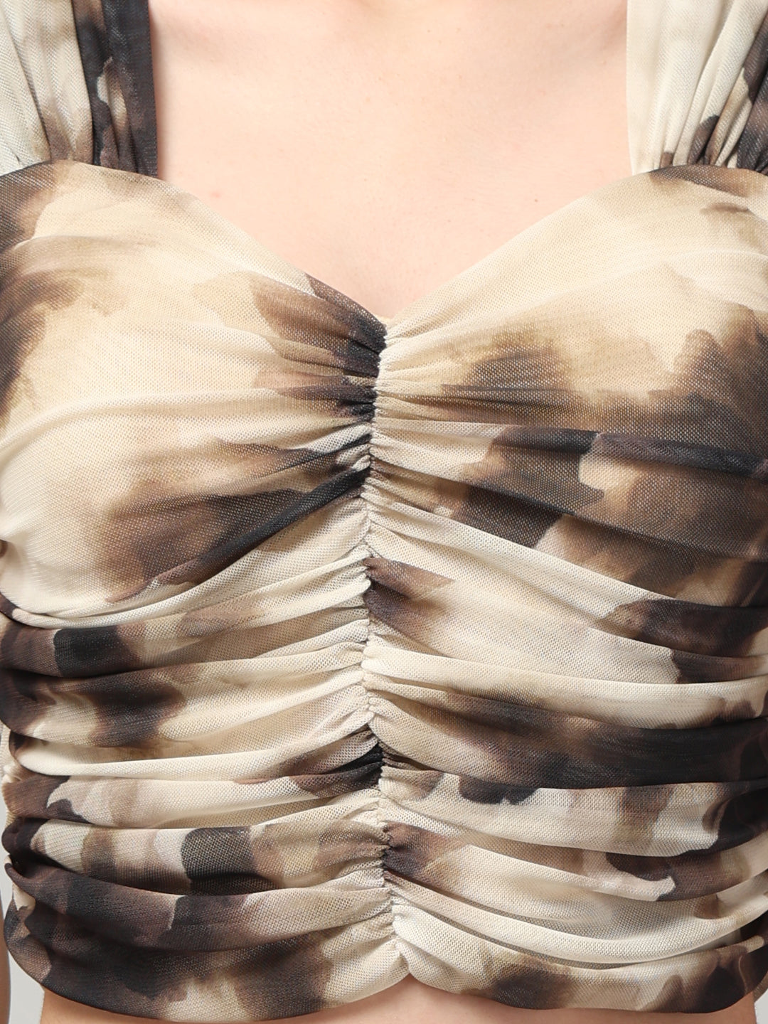 Clobug Stylish Printed Crop Top for Women – Trendy Summer Top