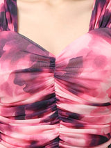 Clobug Stylish Printed Crop Top for Women – Trendy Summer Top